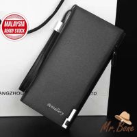 Bentallerry Men Women Original Korea Fashion Long Purse Long Wallet Zip Button Dom Lelaki Wanita