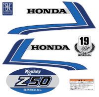 sticker Honda monkey z50 spencer มังกี้ สเปนเซอร์