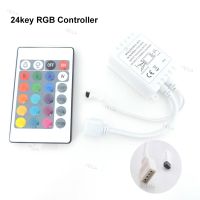 DC 12V RGB IR Remote Controller Led Strip light 24 44 Keys adjustable switch for SMD 3528/5050/5730/5630 LED Strip lamp lighting YB1TH