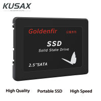 KUSAX Goldenfir SSD ใหม่2.5นิ้ว SATAIII 1TB 512GB 480GB 360GB HD 256GB 240GB 128GB 120GB 64GB 60GB โซลิดสเตทไดรฟ์ฮาร์ดดิสก์สีดำ2.5สำหรับโน็คบุคตั้งโต๊ะชิ้น