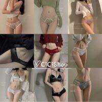 Cici(YZ091/219/835/G01)CiCi Underwear✨ กางเกงในผู้หญิงแฟชั่น แต่งโบว์ผ้าซีทรูใส่สบายไม่หนา