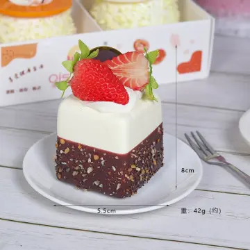 Buy DEZICAKES Fake Cake Sliced Cake Vanilla Chocolate W/ Online in India -  Etsy
