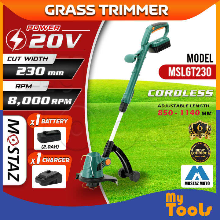 Mytools Mostaz Moto 20V Cordless Grass Trimmer MSLGT230 | Grass Cutter ...