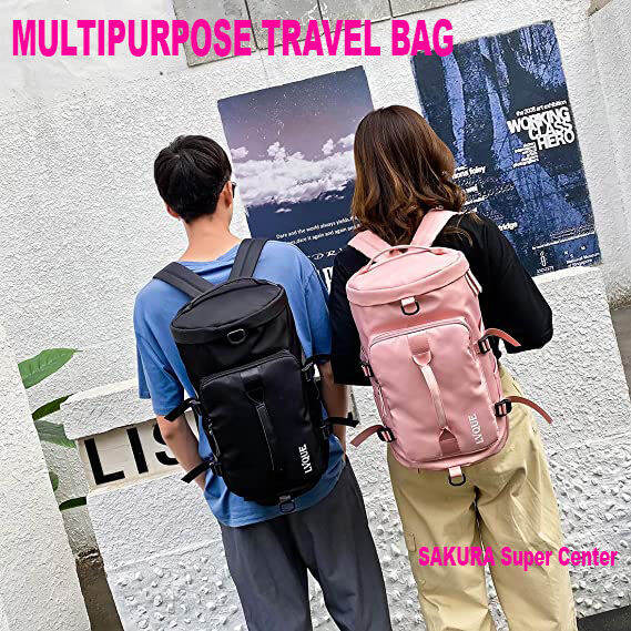SAKURA LVQUE 3 Way Lightweight Travel Bag Multipurpose Travel Backpack