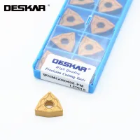 DESKAR WNMG080404 WNMG080408 TM CQ CM PM LF9018 CNC คาร์ไบด์แทรกเครื่องกลึงตัดเครื่องมือกลึงภายนอกสําหรับชิ้นส่วนเหล็ก