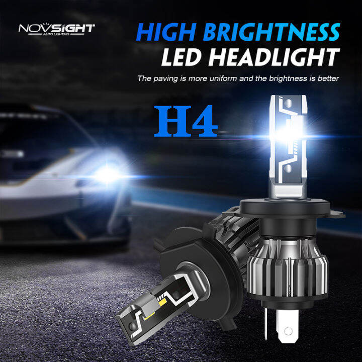 novsight-n57-2pcs-หลอดไฟ-led-ไฟหน้ารถยนต์-โคมไฟสว่างพิเศษ-h4-h11-9005-hb3-10000lm-headlamp-ไฟตัดหมอกสีขาว-6500k