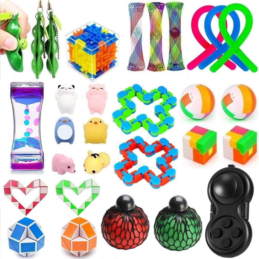 30Pack Fidget Toys Set Sensory Tools Bundle Stress Relief Hand Kids Adults Games 