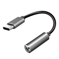 Audio Adapter Cable, Small and Portable Type-C to 3.5mm Digital Audio Sound Card Adapter Cable for Phones, Computers