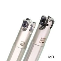 MFH03 Milling Fast Feed Cutter ยาวขึ้น XLOGU030310ER Handle Alloy Cnc Hardened Aseismic Rod Machine แทรกเครื่องมือกัด