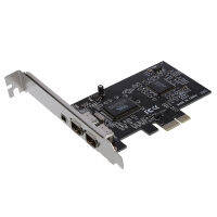 PCI Express x1 PCI-E FireWire 1394a IEEE1394 Controller Card 3 Port For Desktop