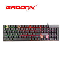 GADONX GK-8475 คีย์บอร์ดเกมมิ่งมีไฟ ERGONOMIC Colorful Backlight Gaming Keyboard