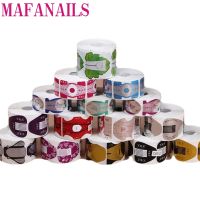 【CW】 1 Roll (300/500pcs) Tips Guide Extension Sticker UV Gel Colorful Curl Self-Adhesive