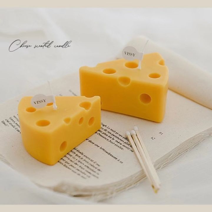 o-urhome-พร้อมส่ง-เทียนหอมชีส-cheese-scented-candle-ของขวัญเล็ก-ๆ-ที่สร้างสรรค์-ของตกแต่งบ้านแฮนด์เมด-อุปกรณ์ประกอบฉากภาพ