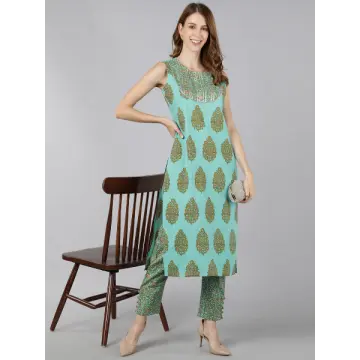 Sleeveless on sale punjabi suit