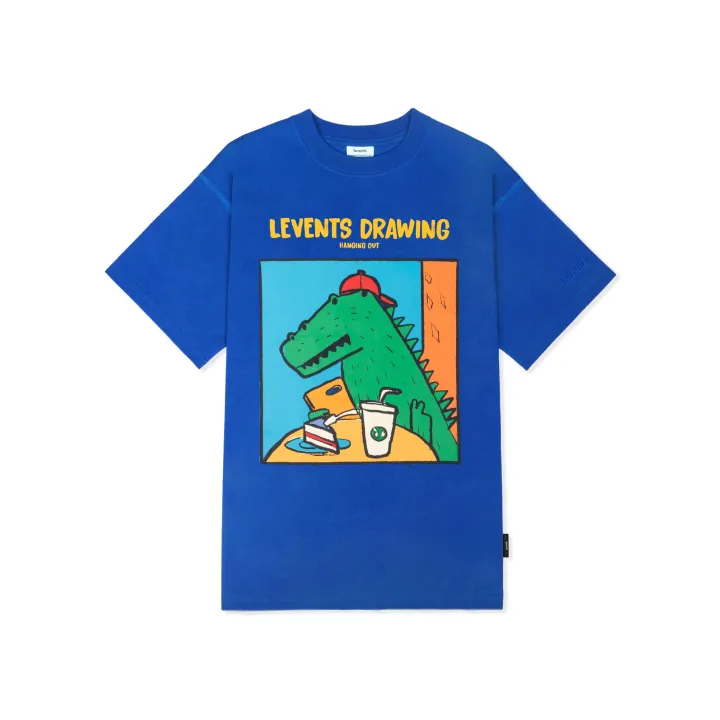 Áo thun LEVENTS® FUNNY CROCODILE TEE/ BLUE