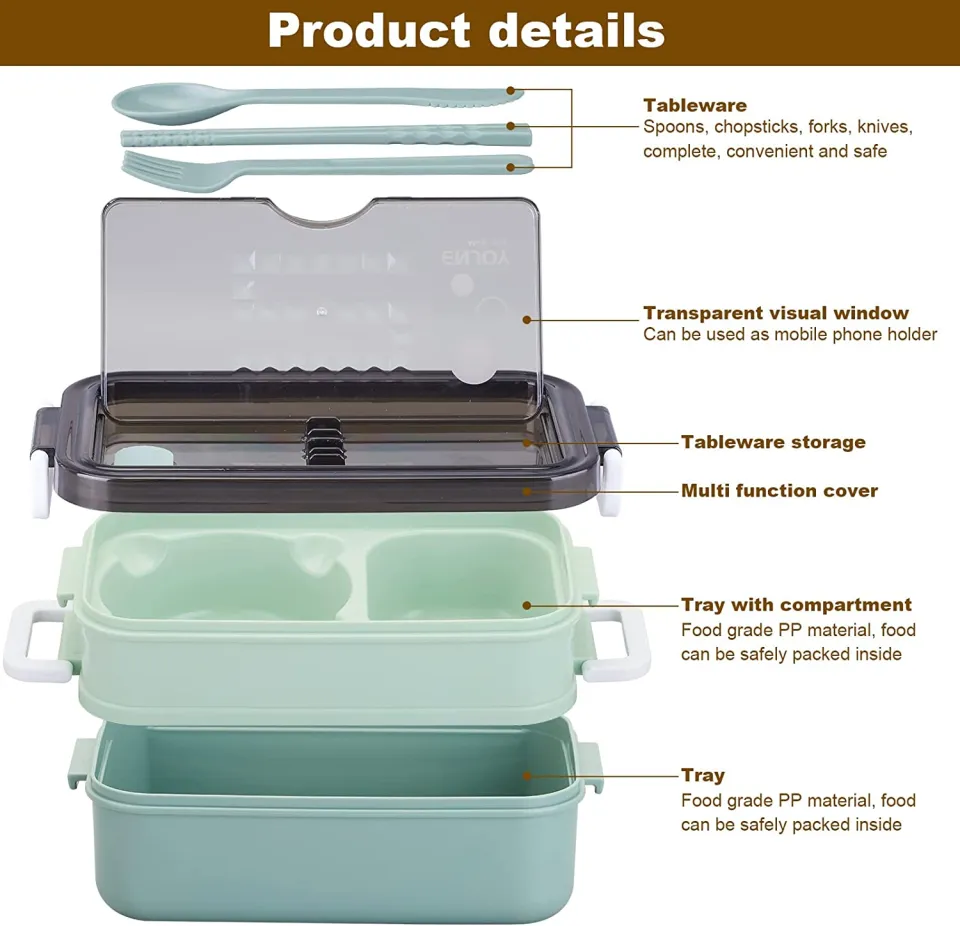 Disposable Lunch Box Japanese-style long to-go box three-grid rectangu –  CokMaster