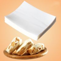 500 Sheets Edible Glutinous Rice Paper Practical Candy Sugar Coated Wrapping Paper Nougat Edible Paper Chocolate Wrapper