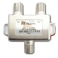 ตัวแยก/รวม สัญญาณจานดาวเทียม และ เสาอากาศ Hisattel Diplexer Combiner