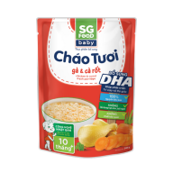 Cháo Tươi Baby Sài Gòn Food Gà & Cà Rốt 240G thumbnail