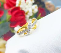 JJLSHOP W30 แหวนแฟชั่น*** แหวนฟรีไซส์** แหวนทอง แหวนเพชร แหวนใบมะกอก แหวนทองชุบ แหวนทองสวย