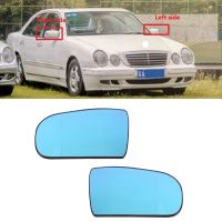 1 Pair Rear View Mirror Glass Car Rearview Mirror Glass Heated with Backing Plate for Mercedes Benz W210 E200 E230 E260 E280 1999-2001