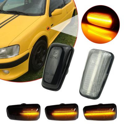 【CW】For Peugeot 306 106 406 806 Expert Partner For Citroen Berlingo Jumpy Saxo Xantia XM Dynamic Led Turn Signal Side Marker Light