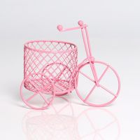 Candy Rack Sponge Storage Jewelry Container Lron Tricycle Car Rack Candy Box Sugar Shelf Ornament Rack Creative Home Decor Storage Boxes