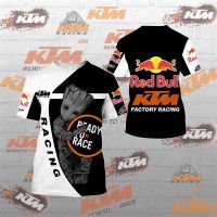 - T SHIRT[KiPgtoshop]   2023 New Summer 3D Full Print KTM Racing T shirt Mens Short Sleeve T SHIRT Mens Top T shirt Mens Fashion T shirt (free nick name and logo)