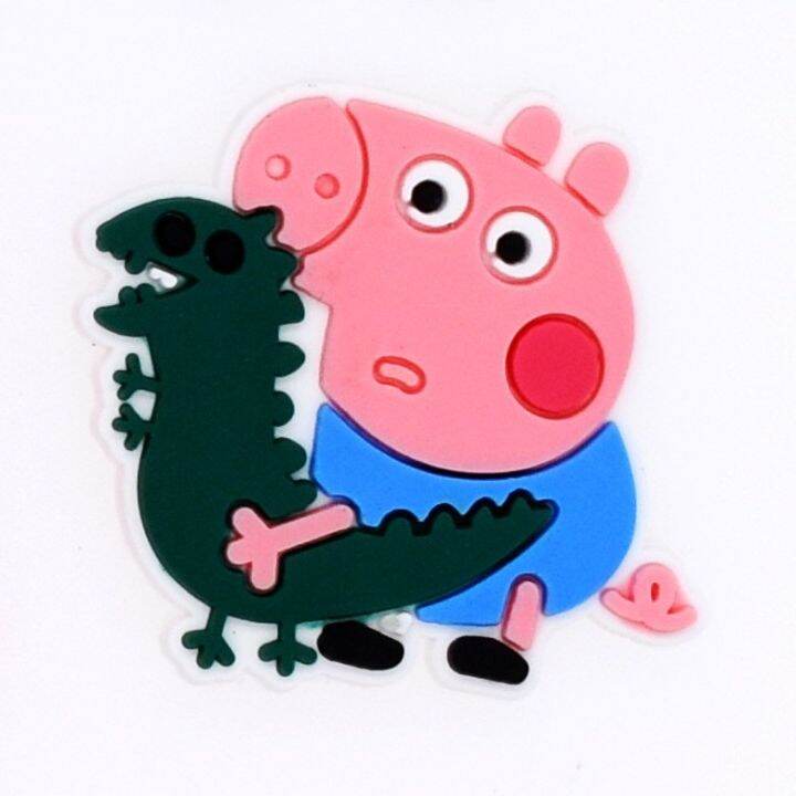 crocs-jibbitz-สร้างสรรค์การ์ตูนน่ารักที่มีสีสันหมูน้อย-peppa-รูปแบบรองเท้าหัวเข็มขัดรองเท้าเสน่ห์-crocs-ปุ่ม