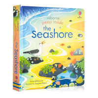 Usborne หนังสือ  Peep Inside The Seashore 3D Flip Book Toddler Story Book Bedtime Reading Book for Kids English Learning Education Book Gift หนังสือเด็ก หนังสือเด็กภาษาอังกฤษ หนังสือเด็กภาษาอังกฤษ ภาพสามมิติ หนังสือเด็ก  นิทาน 3 มิติ หนังสือภาพเด้ง