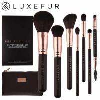 Luxefur Copper Pro Brush Set 7ชิ้น แถมกระเป๋าในเซต