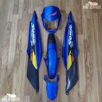 ชุดสี sonic เก่า 5 ชิ้น สีน้ำเงิน ติดลายปี2000max