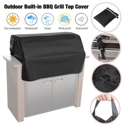 Grill Covers for Outside Water Resistant BBQ Grill Cover Heat Resistant Cover for Built-In Grill Countertop UV Protection fine