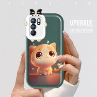 เคส PMP สำหรับ OPPO Reno8 5G Reno7 Pro 5G Reno6 5G Reno6 5G การ์ตูนน่ารักตาแมวใหญ่เคสโทรศัพท์มีลายมอนสเตอร์เคสเลนส์โทรศัพท์นิ่มเคสโทรศัพท์มือถือกันกระแทกฝาครอบป้องกัน