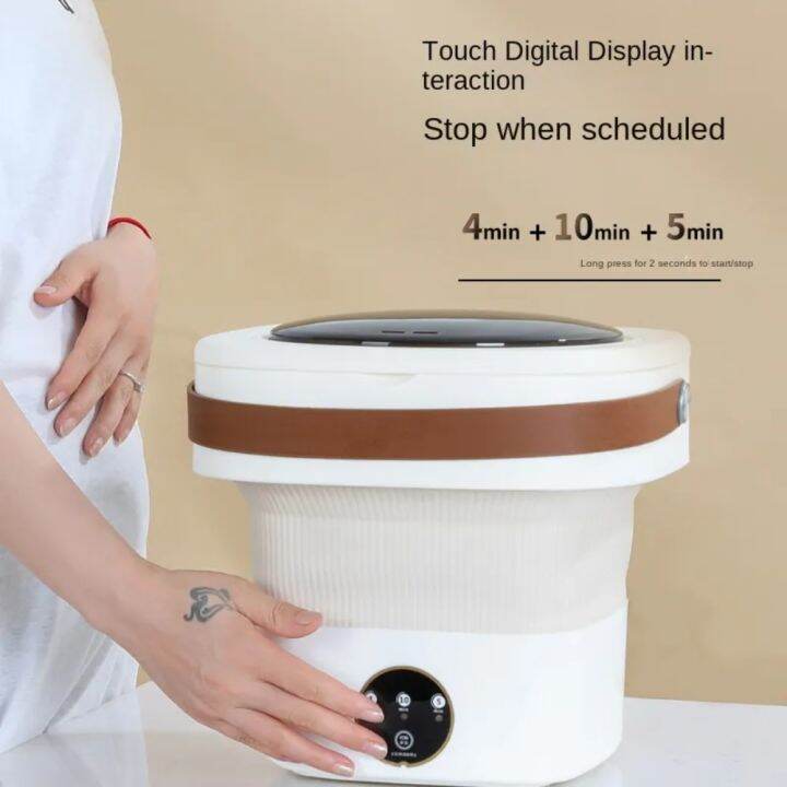 Folding washing machine Mini small washing machine Portable washing