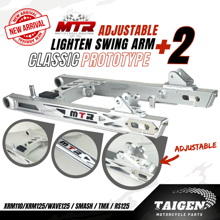 MTR Adjustable V2 Prototype Swing Arm Plus 2 Wave / Xrm / Smash / Dash / RS125 / TMX Lazada PH