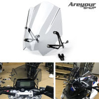 Areyourshop กระจกหน้ารถพลาสติกรถจักรยานยนต์ก กระจกหน้ารถสำหรับ BMW G310R 2017-2018 โปร่งใส