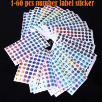 60 grids Diamond Painting Tools Number label stickers for Diamond painting Storage Box Accessory Tools Small A5 size