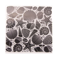 Seashell Embossing Folder for Card Making Floral DIY Plastic Scrapbooking Photo Album Card Paper DIY Craft Decoration Template