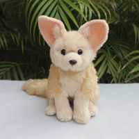 Fennec ตุ๊กตาจิ้งจอก High Fidelity Plushie Desert ของเล่นตุ๊กตาจิ้งจอกสัตว์เสมือนจริงตุ๊กตาของเล่น Kawai สำหรับเด็ก