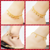 EN 916สร้อยข้อมือข้อเท้าทองโซ่ห้อย Anklets สำหรับบีชปาร์ตี้ผู้หญิงสาวเท้าเครื่องประดับ