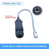 HVJ-M20 Waterproof Rj45 Connector With Lan Wire Rj45 Ip68 Ethernetwaterproof Retardant Terminal Connector Quickly Connected Cable