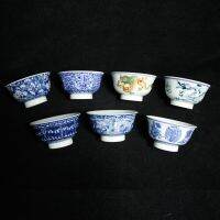 Jingdezhen บนโต๊ะอาหารชามข้าว4.3นิ้วซุปจีน