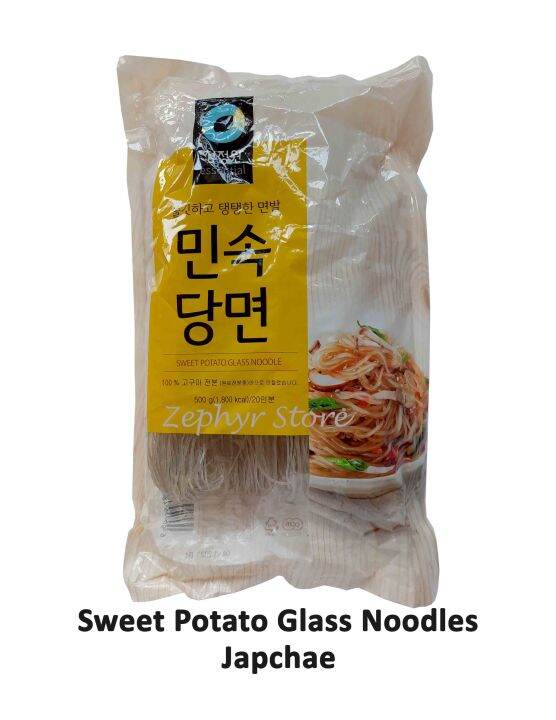 CHOUNG JUNG ONE TRADITIONAL SWEET POTATO GLASS NOODLES JAPCHAE 500G