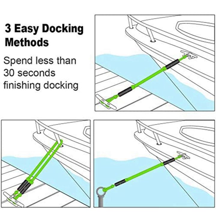 moocy-2-pack-boat-bungee-dock-line-with-hook-mooring-rope-boat-accessories-for-boats-pontoon-jet-ski-seadoo-waverunner-kayak