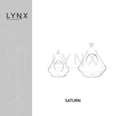 LYNX -  Saturn  - แจกันแขวน Terrarium ทรงกระโจม เนื้อใส  เหมาะสำหรับใส่ดอกไม้ มี 2 ขนาด