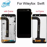 【☊HOT☊】 xuexin Weicheng Wileyfox หน้าจอสัมผัสที่รวดเร็วหน้าจอ Lcd ประกอบจอแสดงผลสำหรับเปลี่ยนสมาร์ทโฟนจอแอลซีดีพร้อมกรอบ Swift Wileyfox