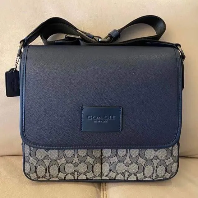 Coach Sprint Map Bag 25 in Signature Jacquard