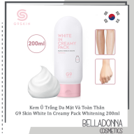 HCM Kem Ủ Trắng Da Mặt Và Toàn Thân G9 Skin White In Creamy Pack Whitening thumbnail