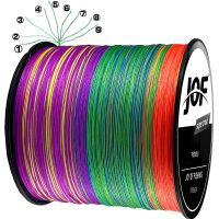 JOF 9 Strands Super Strong PE Braided Fishing Line Diameter 0.14-0.55mm Multifilament Fishing Line 300m500m Braid Thread Fishing Lines